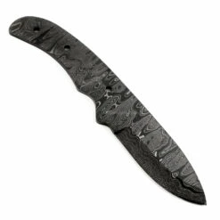 *Huntsman Knife Kit - (USA Damascus) - DIY Blade Kit W/Curly Maple Scales -Knife Kits Sales Shop AD0016BL img4 1500 2
