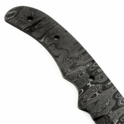 *Huntsman Knife Kit - (USA Damascus) - DIY Blade Kit W/Purpleheart Scales -Knife Kits Sales Shop AD0016BL img6 1500 5