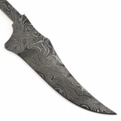 *Eastern Boot Knife Kit - (USA Damascus) - DIY Blade Kit W/Bloodwood Handle Block -Knife Kits Sales Shop AD0018BL img5 1500