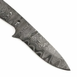 *Boot Fang Knife Kit - (USA Damascus) - DIY Blade Kit W/Walnut Scales -Knife Kits Sales Shop AD0019BL img5 1500