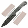 Range Rambler Knife Kit - (USA Damascus) - DIY Blade Kit W/Mahogany Scales -Knife Kits Sales Shop AD0020BLP mahog rsk 1 1500