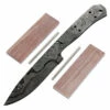 Range Rambler Knife Kit - (USA Damascus) - DIY Blade Kit W/Walnut Scales -Knife Kits Sales Shop AD0020BLP walnut rsk 1 1500