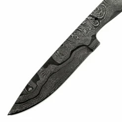 Range Rambler Knife Kit - (USA Damascus) - DIY Blade Kit W/Canarywood Scales -Knife Kits Sales Shop AD0020BL img2 1500 5