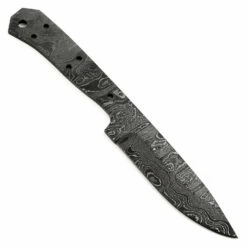 *Range Rambler Knife Kit - (USA Damascus) - DIY Knife Kit - (Blade Blank & Pinstock Only) -Knife Kits Sales Shop AD0020BL img4 1500