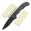 *Thrush Knife Kit - (USA Damascus) - DIY Blade Kit W/Yellowheart Scales -Knife Kits Sales Shop AD0021BLP ylwhrt rsk 1 1500