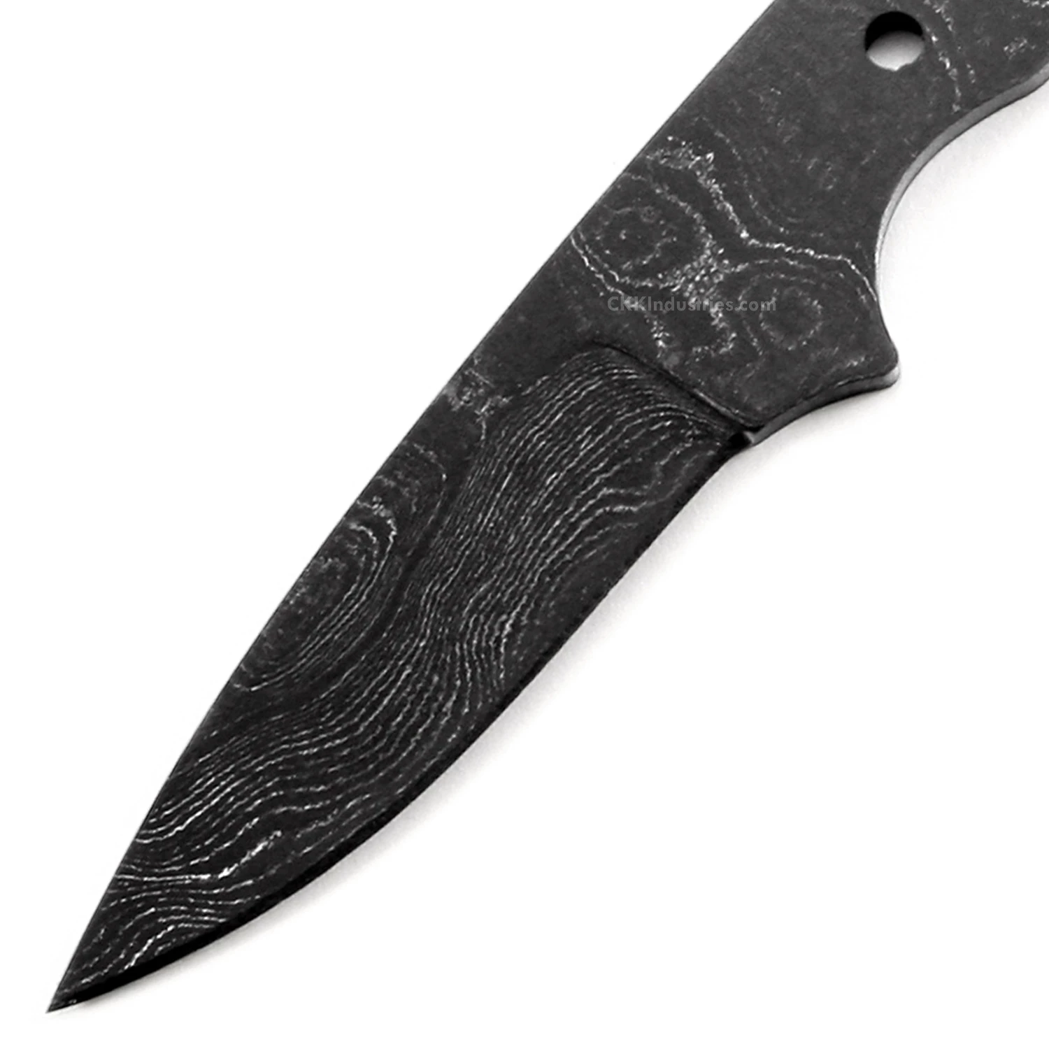 *Thrush Knife Kit - (USA Damascus) - DIY Blade Kit W/Bubinga Scales 4 *Thrush Knife Kit - (USA Damascus) - DIY Blade Kit W/Bubinga Scales - Image 2