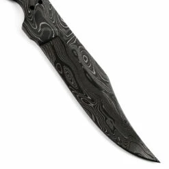 *Trail Hand Knife Kit - (USA Damascus) - DIY Blade Kit W/Bubinga Scales -Knife Kits Sales Shop AD0022BL img5 1500 3