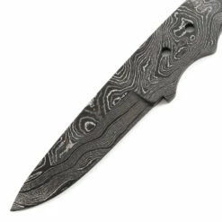 *Bodyguard Knife Kit - (USA Damascus) - DIY Blade Kit W/Purpleheart Scales -Knife Kits Sales Shop AD0023BL img2 1500 3