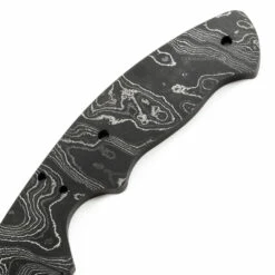 *Whiplash Knife Kit - (USA Damascus) - DIY Blade Kit W/Bubinga Scales -Knife Kits Sales Shop AD0027BL img3 1500 7