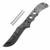 *Highland Knife Kit - (USA Damascus) - DIY Knife Kit - (Blade Blank & Pinstock Only)