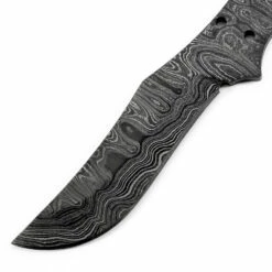 *Highland Knife Kit - (USA Damascus) - DIY Blade Kit W/Canarywood Scales -Knife Kits Sales Shop AD0029BL img2 1500 5