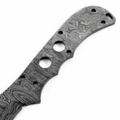 *Highland Knife Kit - (USA Damascus) - DIY Blade Kit W/Mahogany Scales -Knife Kits Sales Shop AD0029BL img3 1500 8