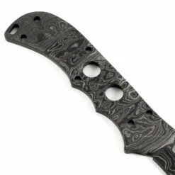 *Highland Knife Kit - (USA Damascus) - DIY Blade Kit W/Lacewood Scales 14 *Highland Knife Kit - (USA Damascus) - DIY Blade Kit W/Lacewood Scales -Knife Kits Sales Shop AD0029BL img6 1500 6