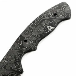 *Reef Shark Knife Kit - (USA Damascus) - DIY Blade Kit W/Katalox Scales -Knife Kits Sales Shop AD0030BL img3 1500 3