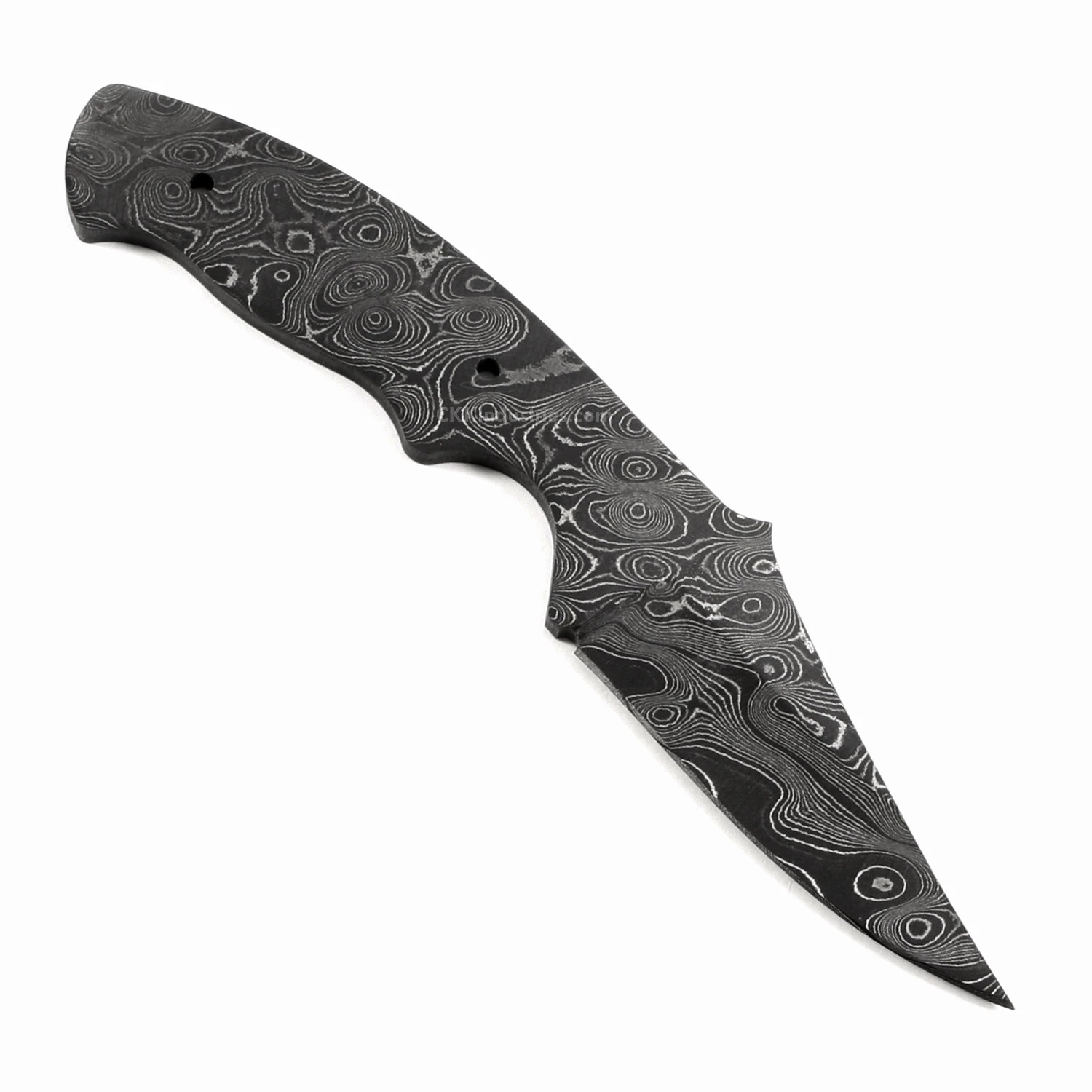 *Reef Shark Knife Kit - (USA Damascus) - DIY Knife Kit - (Blade Blank & Pinstock Only) 6 *Reef Shark Knife Kit - (USA Damascus) - DIY Knife Kit - (Blade Blank & Pinstock Only) - Image 4