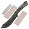 *River Skinner Knife Kit - (USA Damascus) - DIY Blade Kit W/Mahogany Scales -Knife Kits Sales Shop AD0032BLP rsk mahog 1 1500