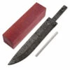 *Dingo Knife Kit - (USA Damascus) - DIY Blade Kit W/Bloodwood Handle Block -Knife Kits Sales Shop AD0033BLP rbk bloodwd 1 1500