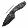 *Predator Knife Kit - (USA Damascus) - DIY Knife Kit - (Blade Blank & Pinstock Only)