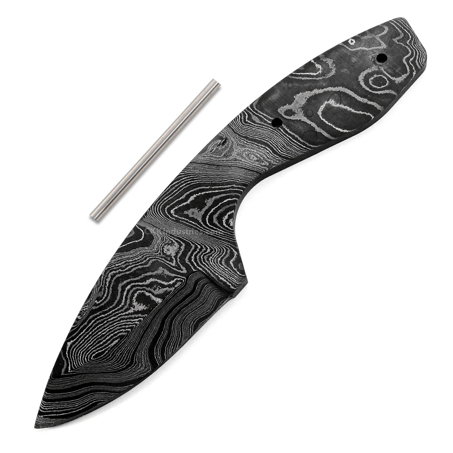 *Predator Knife Kit - (USA Damascus) - DIY Knife Kit - (Blade Blank & Pinstock Only) 3 *Predator Knife Kit - (USA Damascus) - DIY Knife Kit - (Blade Blank & Pinstock Only)