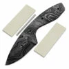 *Predator Knife Kit - (USA Damascus) - DIY Blade Kit W/Curly Maple Scales 1 *Predator Knife Kit - (USA Damascus) - DIY Blade Kit W/Curly Maple Scales -Knife Kits Sales Shop AD0034BLP rsk crlympl 1 1500