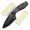 *Predator Knife Kit - (USA Damascus) - DIY Blade Kit W/Yellowheart Scales -Knife Kits Sales Shop AD0034BLP rsk ylwhrt 1 1500
