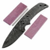 *USA Skinner Knife Kit - (USA Damascus) - DIY Blade Kit W/Purpleheart Scales -Knife Kits Sales Shop AD0035BLP rsk prphrt 1 1500