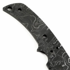*USA Skinner Knife Kit - (USA Damascus) - DIY Blade Kit W/Katalox Scales -Knife Kits Sales Shop AD0035BL img6 1500 3