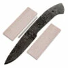 *Apache - (USA Damascus) - DIY Blade Kit W/Mahogany Scales 1 *Apache - (USA Damascus) - DIY Blade Kit W/Mahogany Scales -Knife Kits Sales Shop AD0039BLP rsk mahog 1 1500