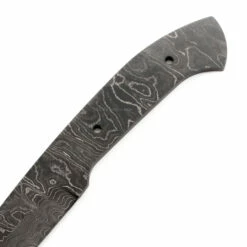 *Apache - (USA Damascus) - DIY Blade Kit W/Yellowheart Scales -Knife Kits Sales Shop AD0039BL img3 1500