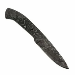 *Apache - (USA Damascus) - DIY Blade Kit W/Walnut Scales -Knife Kits Sales Shop AD0039BL img4 1500 6