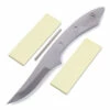 *Cuda XL Knife Kit - (High Carbon) - DIY Blade Kit W/Yellowheart Scales -Knife Kits Sales Shop AD0042BL 793362 HCP rsk ylwhrt 1 1500
