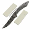 *Cuda Knife Kit - (USA Damascus) - DIY Blade Kit W/Curly Maple Scales -Knife Kits Sales Shop AD0042BLP rsk crlympl 1 1500
