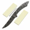 *Cuda Knife Kit - (USA Damascus) - DIY Blade Kit W/Yellowheart Scales -Knife Kits Sales Shop AD0042BLP rsk ylwhrt 1 1500