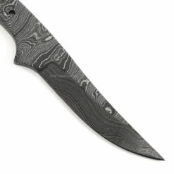 *Cuda Knife Kit - (USA Damascus) - DIY Blade Kit W/Curly Maple Scales 13 *Cuda Knife Kit - (USA Damascus) - DIY Blade Kit W/Curly Maple Scales -Knife Kits Sales Shop AD0042BL img5 1500 3