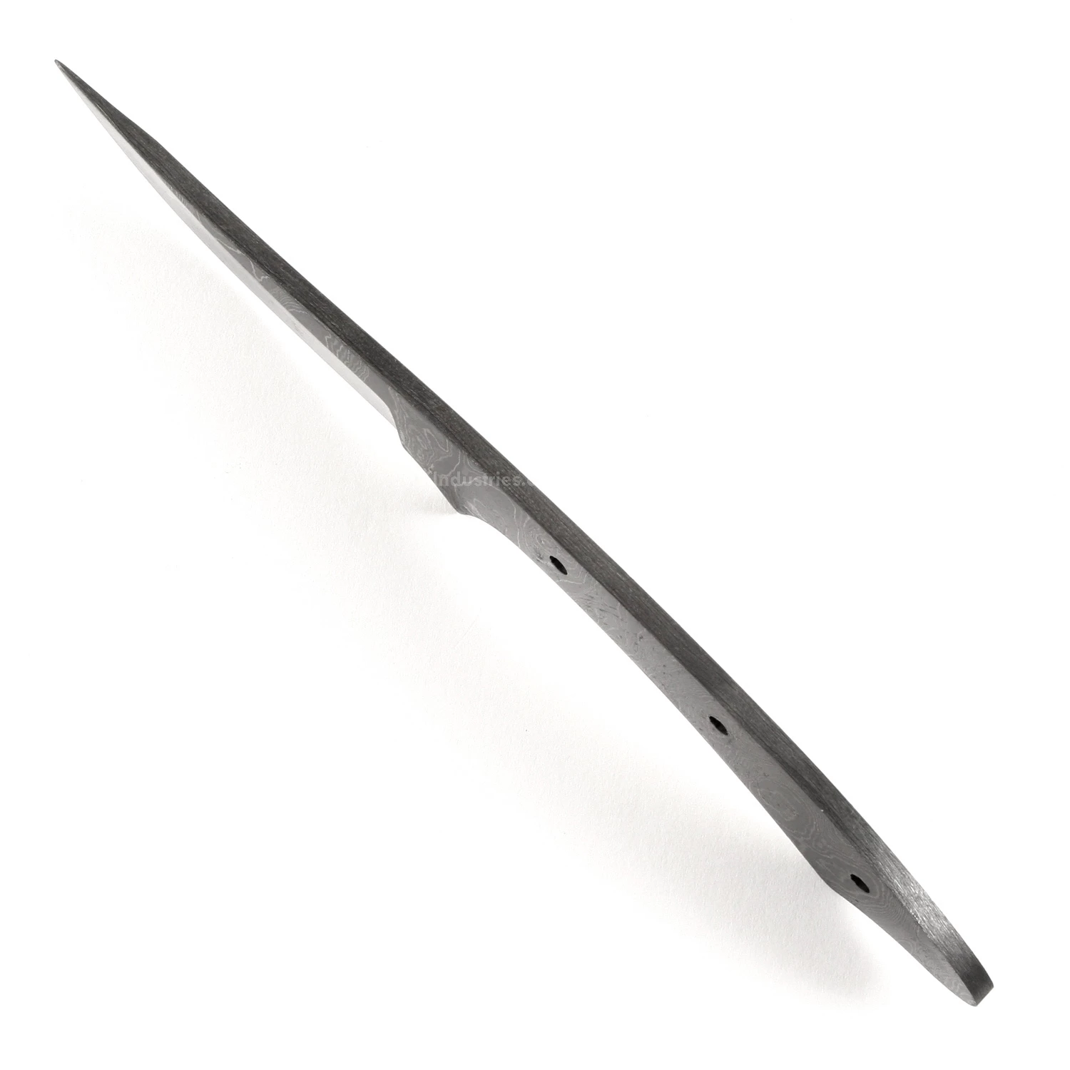 *Cuda Knife Kit - (USA Damascus) - DIY Blade Kit W/Curly Maple Scales 9 *Cuda Knife Kit - (USA Damascus) - DIY Blade Kit W/Curly Maple Scales - Image 7