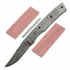 *Lady Finger Knife Kit - (USA Damascus) - DIY Blade Kit W/Bubinga Scales -Knife Kits Sales Shop AD0045BLP rsk bubinga 1 1500