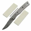 *Lady Finger Knife Kit - (USA Damascus) - DIY Blade Kit W/Curly Maple Scales -Knife Kits Sales Shop AD0045BLP rsk crlympl 1 1500