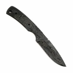 *Lynx Knife Kit - (USA Damascus) - DIY Blade Kit W/Lacewood Scales -Knife Kits Sales Shop AD0046BL img4 1500 8