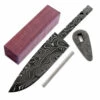 *Wolverine Knife Kit - (USA Damascus) - DIY Blade Kit W/Katalox Handle Block 1 *Wolverine Knife Kit - (USA Damascus) - DIY Blade Kit W/Katalox Handle Block -Knife Kits Sales Shop AD0051BLGP katlox 1 1500