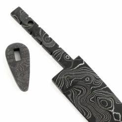 *Wolverine Knife Kit - (USA Damascus) - DIY Blade Kit W/Katalox Handle Block -Knife Kits Sales Shop AD0051BL img6 1500