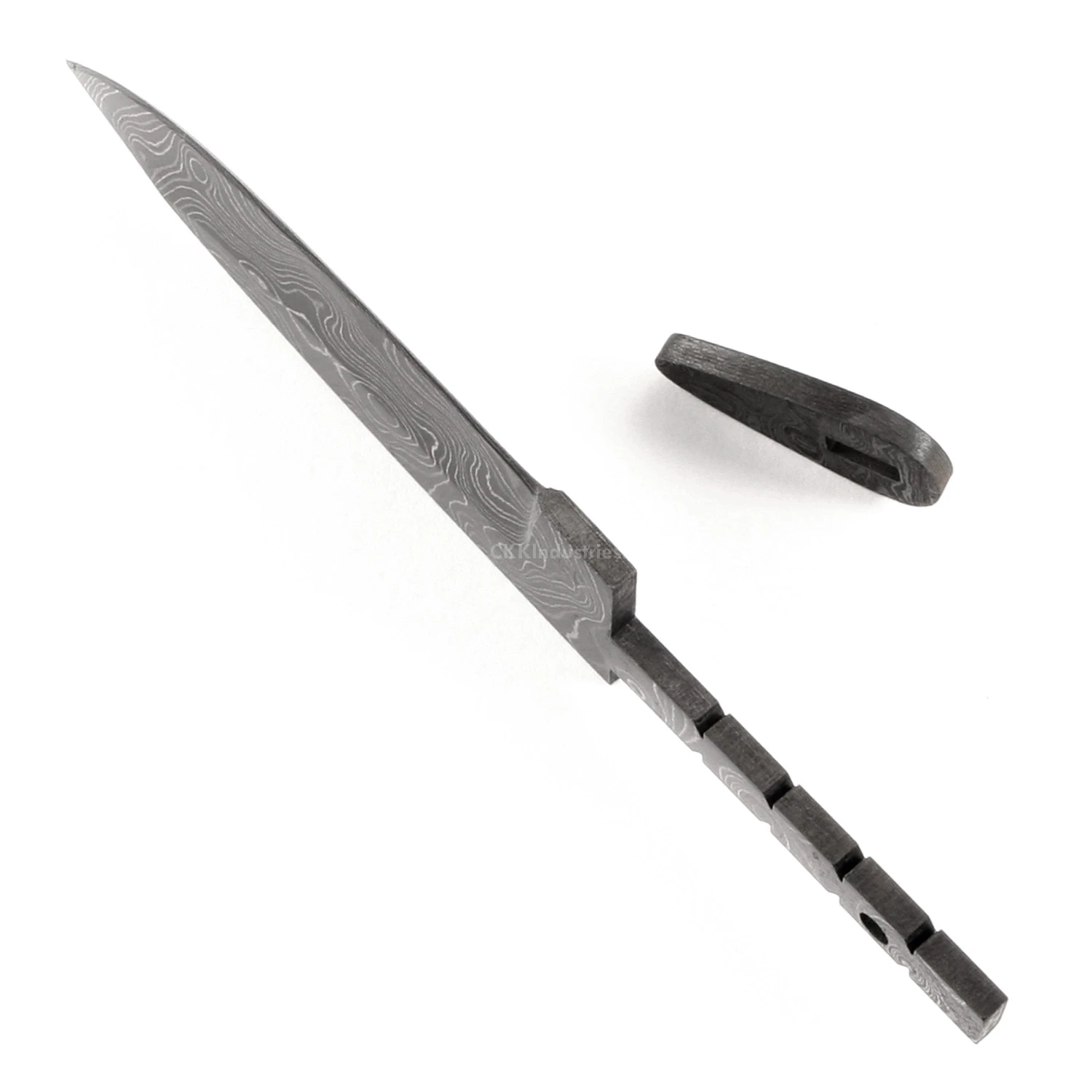 *Wolverine Knife Kit - (USA Damascus) - DIY Blade Kit W/Bloodwood Handle Block 9 *Wolverine Knife Kit - (USA Damascus) - DIY Blade Kit W/Bloodwood Handle Block - Image 7