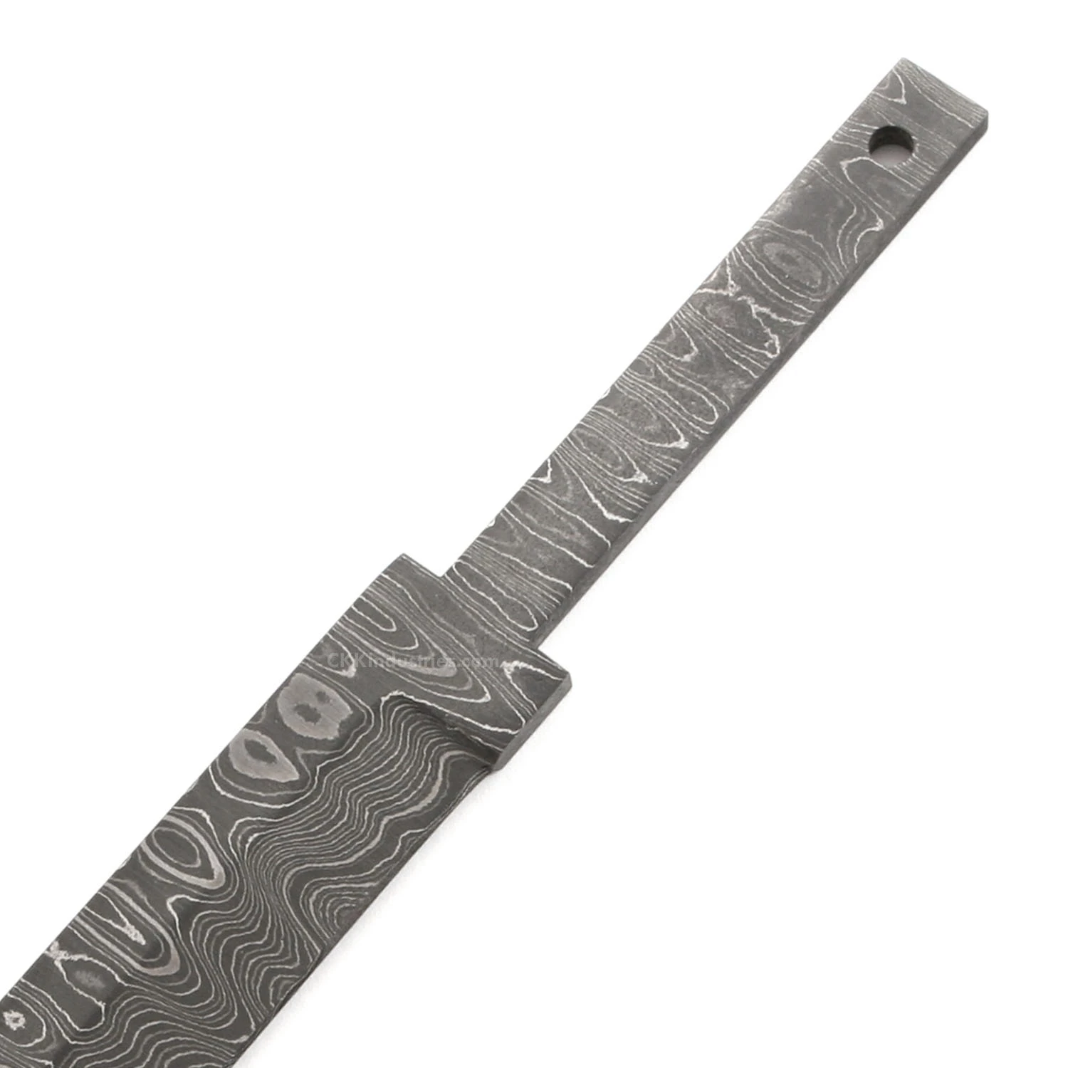 *Coyote Knife Kit - (USA Damascus) - DIY Knife Kit - (Blade Blank & Pinstock Only) 5 *Coyote Knife Kit - (USA Damascus) - DIY Knife Kit - (Blade Blank & Pinstock Only) - Image 3