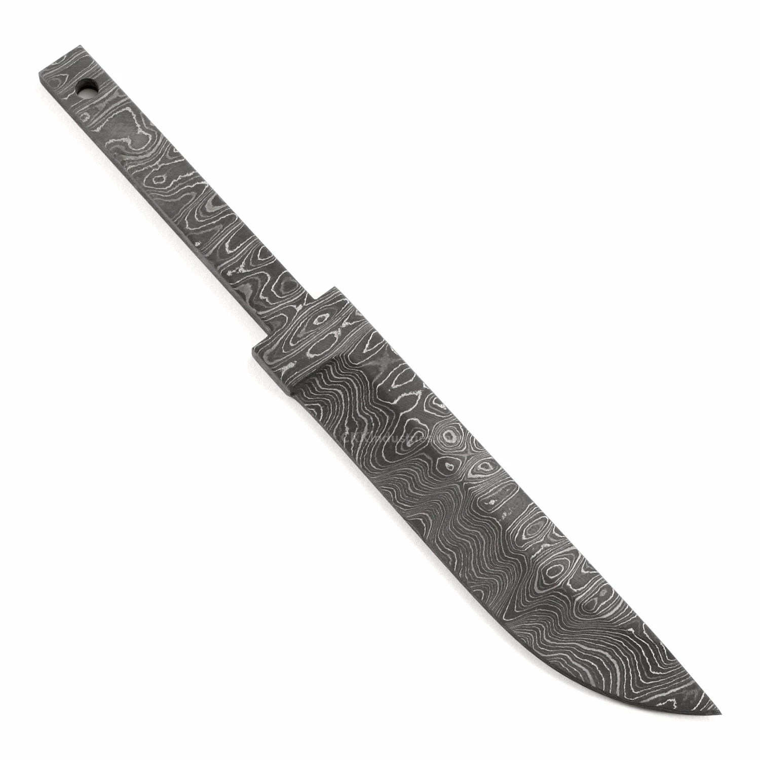 *Coyote Knife Kit - (USA Damascus) - DIY Knife Kit - (Blade Blank & Pinstock Only) 6 *Coyote Knife Kit - (USA Damascus) - DIY Knife Kit - (Blade Blank & Pinstock Only) - Image 4