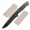 *Sierra Hunter Knife Kit - (USA Damascus) - DIY Blade Kit W/Mahogany Scales -Knife Kits Sales Shop AD0053BLP rsk mahog 1 1500