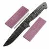 *Sierra Hunter Knife Kit - (USA Damascus) - DIY Blade Kit W/Purpleheart Scales -Knife Kits Sales Shop AD0053BLP rsk prphrt 1 1500