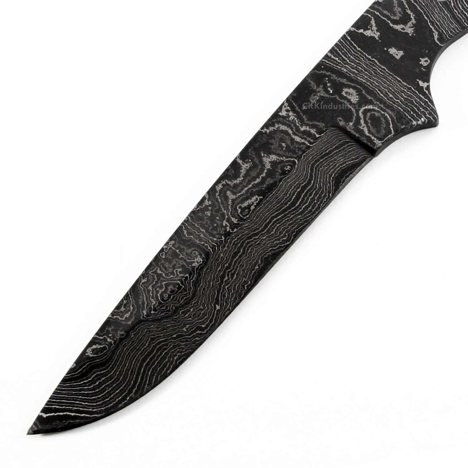 *Sierra Hunter Knife Kit - (USA Damascus) - DIY Blade Kit W/Lacewood Scales 4 *Sierra Hunter Knife Kit - (USA Damascus) - DIY Blade Kit W/Lacewood Scales - Image 2