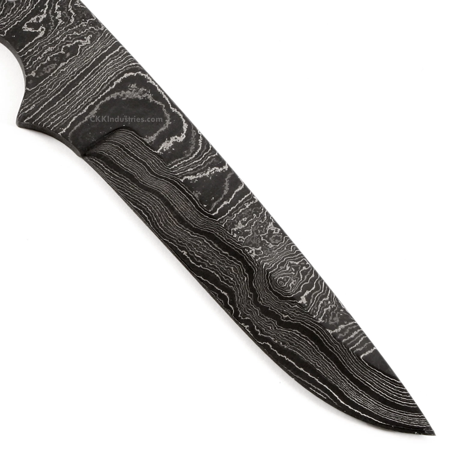 *Sierra Hunter Knife Kit - (USA Damascus) - DIY Blade Kit W/Lacewood Scales 7 *Sierra Hunter Knife Kit - (USA Damascus) - DIY Blade Kit W/Lacewood Scales - Image 5