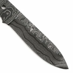 *Big Sky Knife Kit - (USA Damascus) - DIY Blade Kit W/Katalox Scales -Knife Kits Sales Shop AD0054BL img5 1500 1