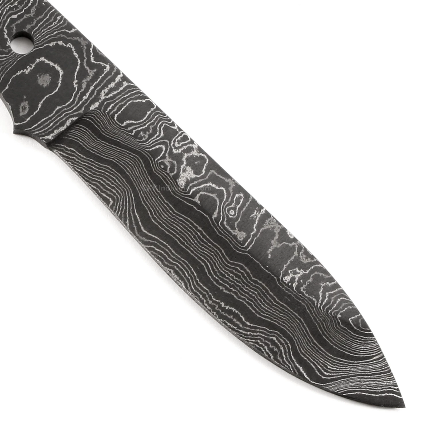 *Big Sky Knife Kit - (USA Damascus) - DIY Blade Kit W/Canarywood Scales 7 *Big Sky Knife Kit - (USA Damascus) - DIY Blade Kit W/Canarywood Scales - Image 5