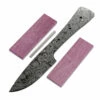 *Virginia Skinner Knife Kit - (USA Damascus) - DIY Blade Kit W/Purpleheart Scales -Knife Kits Sales Shop AD0055BLP rsk prphrt 1 1500